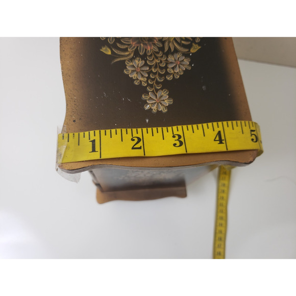 Vintage Nico Wooden 3 Drawer Musical Jewelry Box Cottagecore Made in Japan - Picture 10 of 12